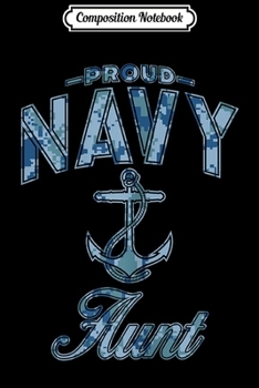 Paperback Composition Notebook: Navy Aun for Women (Camo) Journal/Notebook Blank Lined Ruled 6x9 100 Pages Book