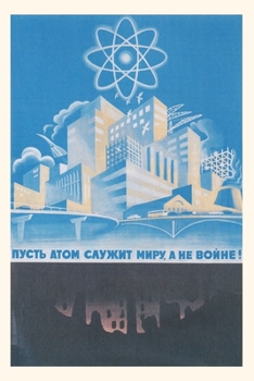Paperback Vintage Journal Soviet Nuclear Power Poster Book