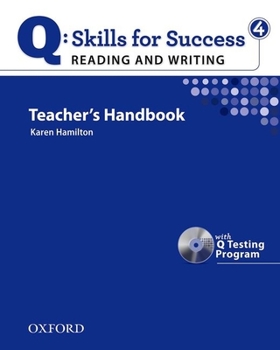 Paperback Q: Skills for Success - Reading & Writing 4: Teacher Book