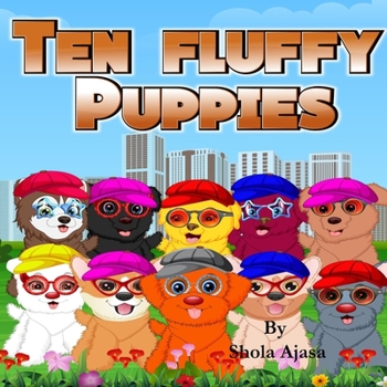 Paperback Ten Fluffy Puppies Book