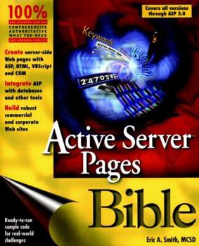 Paperback Active Server Pages Bible Book