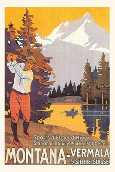 Paperback Vintage Journal Golfing in the Swiss Alps Book