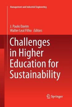 Paperback Challenges in Higher Education for Sustainability Book