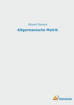 Paperback Altgermanische Metrik [German] Book