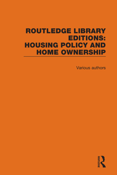 Hardcover Routledge Library Editions: Housing Policy & Home Ownership Book