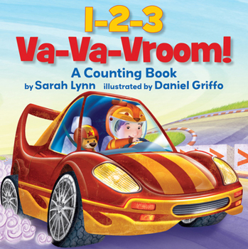 Hardcover 1-2-3 Va-Va-Vroom!: A Counting Book