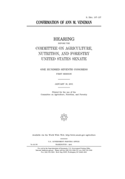 Confirmation of Ann M. Veneman