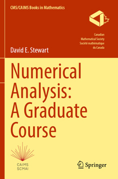 Paperback Numerical Analysis: A Graduate Course Book