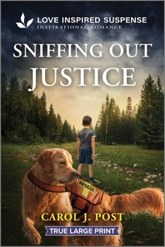 Paperback Sniffing Out Justice [Large Print] Book