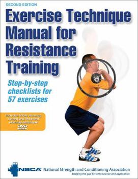 Paperback Exercise Technique Manual for Resistance Training-2nd Edition [With 2 DVDs] Book