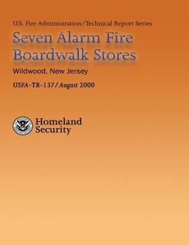 Paperback Seven Alarm Fire Boardwalk Stores, Wildwood, New Jersey Book