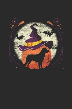 Paperback Halloween Rottweiler: Blank Lined Notebook (6" x 9" - 120 pages) Halloween Themed Notebook for Gift / Daily Activity Journals / Diary Book