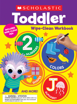 Paperback Scholastic Toddler Wipe-Clean Workbook Book