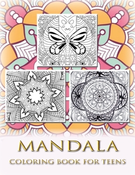 Paperback Mandala Coloring Book for Teens: Special and Relaxing Floral Art Activities on High-Quality Extra-Thick Perforated Paper that Resists Bleed Through wi Book