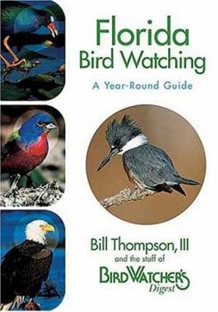 Paperback Florida Birdwatching - A Year-Round Guide Book