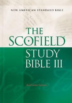 Hardcover Scofield III Study Bible-NASB Book