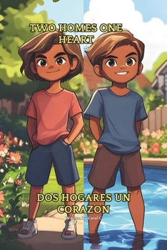 Paperback Two Homes One Heart: Story about divorce and separation (English and Spanish) Book