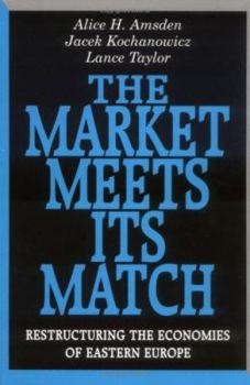 Paperback The Market Meets Its Match: Restructuring the Economies of Eastern Europe Book