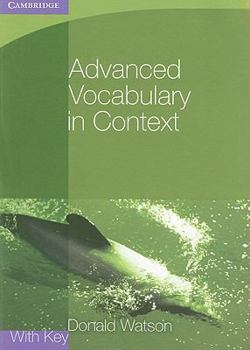 Paperback Advanced Vocabulary in Context Book