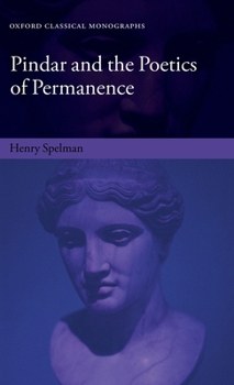 Hardcover Pindar and the Poetics of Permanence Book