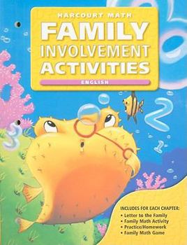 Paperback California Harcourt Math Family Involvement Activities: Grade 2 Book