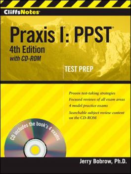 Paperback Cliffsnotes Praxis I: PPST , 4th Edition [With CDROM] Book