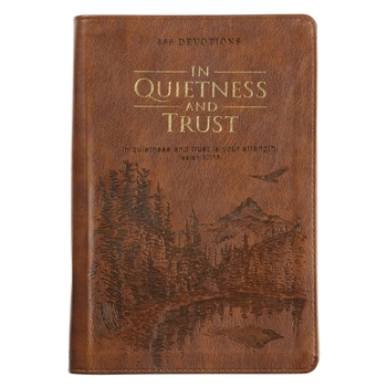 Leather Bound In Quietness and Trust Book