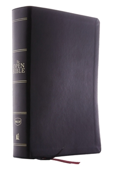 Imitation Leather The NKJV, Open Bible, Imitation Leather, Black, Indexed, Red Letter Edition, Comfort Print: Complete Reference System Book