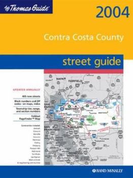 Paperback Thomas Guide 2004 Contra Costa County : Street Guide Book