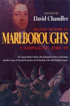 Hardcover Military Memoirs of Marlborough's Campaigns, 1700-13 Book