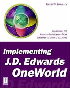 Paperback Implementing J.D. Edwards OneWorld Book