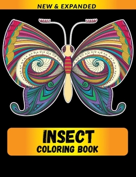 Paperback Insect Coloring Book: Best Gift for Men and Women Book