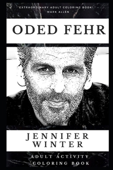 Paperback Oded Fehr Adult Activity Coloring Book