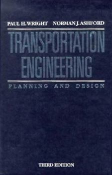 Hardcover Transportation Engineering: Planning and Design Book