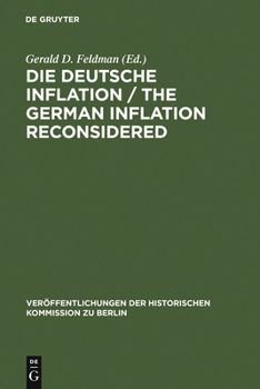 Hardcover Die Deutsche Inflation / The German Inflation Reconsidered: Eine Zwischenbilanz / A Preliminary Balance [German] Book