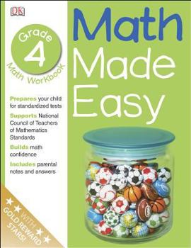 Paperback Math Made Easy: Fourth Grade Book