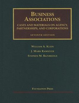 Hardcover Business Associations: Agency, Partnerships, and Corporations Book