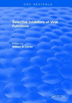 Hardcover Selective Inhibitors of Viral Functions Book