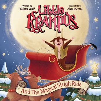 Paperback Little Krampus and the Magical Sleigh Ride Book