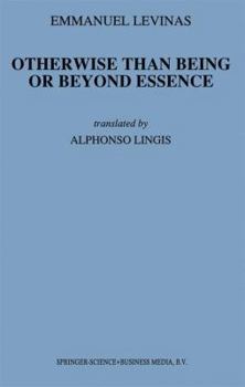Hardcover Otherwise Than Being or Beyond Essence Book