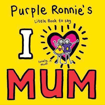 Hardcover Purple Ronnie's I Heart Mum Book