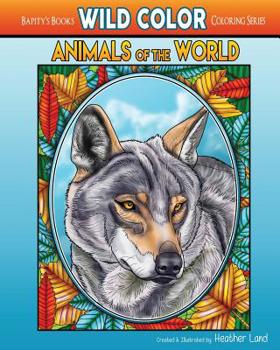 Paperback Animals of the World: Adult Coloring Book