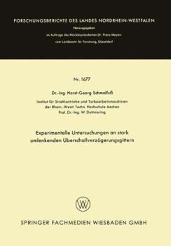 Paperback Experimentelle Untersuchungen an Stark Umlenkenden Überschallverzögerungsgittern [German] Book