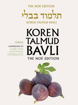 Hardcover Koren Talmud Bavli, Noe Edition, Vol 42: Nidda, Hebrew/English, Large, Color Book