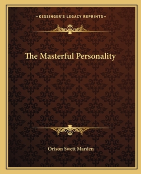 Paperback The Masterful Personality Book