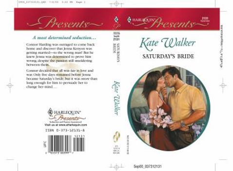 Mass Market Paperback Saturday's Bride Book