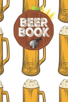 Paperback Beer Book: Unique Gifts Women Men Ipa Adult Boyfriend Grownups Hand Crafted Brewing Rating Review Book