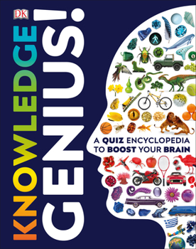 Hardcover Knowledge Genius!: A Quiz Encyclopedia to Boost Your Brain Book