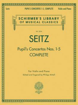 Paperback Pupil's Concertos, Complete: Schirmer Library of Classics Volume 2054 Violin and Piano Book