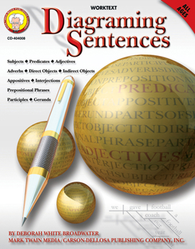 Paperback Diagraming Sentences Book
